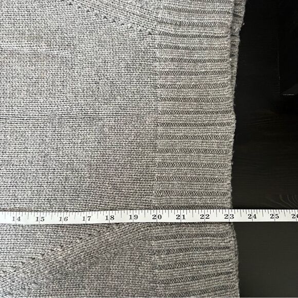 J Crew Sweater Womens Size XS Gray Knit Oversized Crew Neck Stretch Wool Blend - Picture 15 of 15
